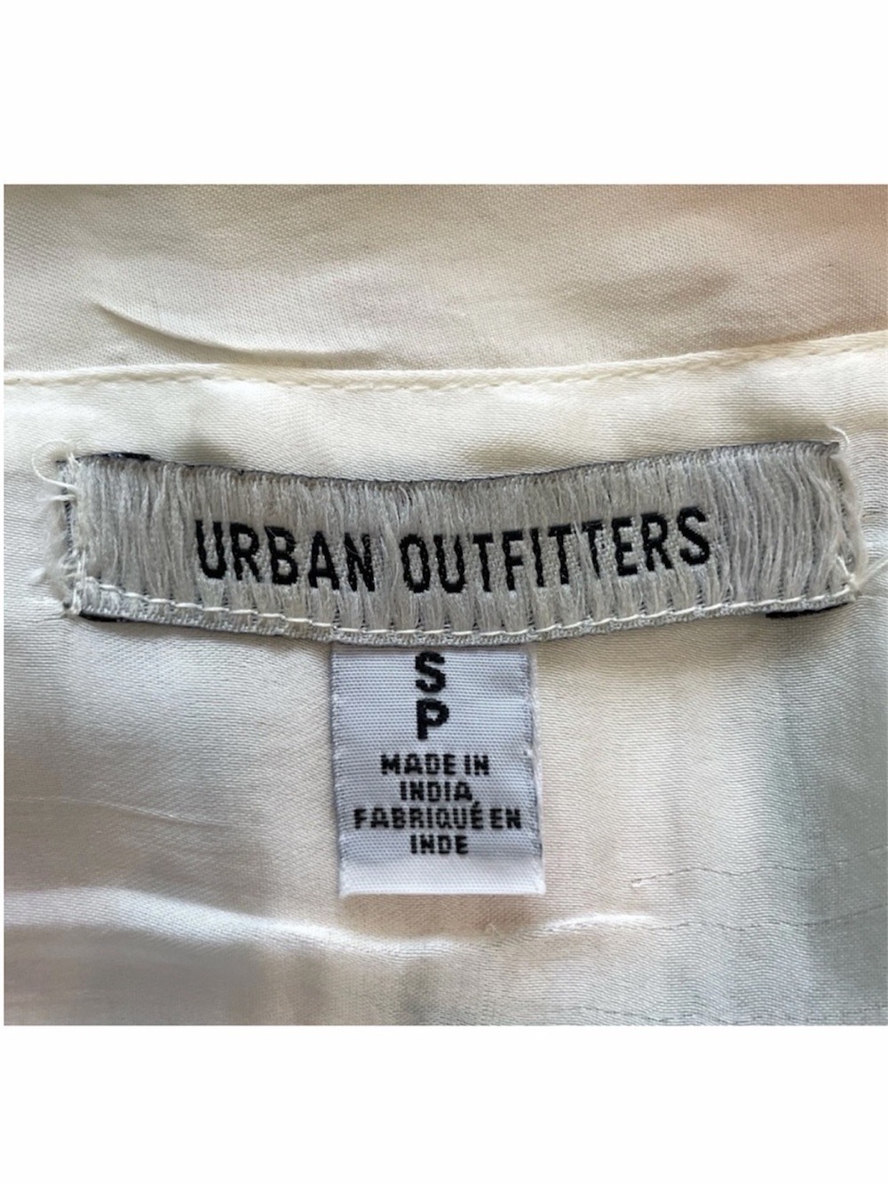 Urban Outfitters Phoenix Embroidered Midi Dress Ivory Butterfly Floral Size S - Picture 10 of 13